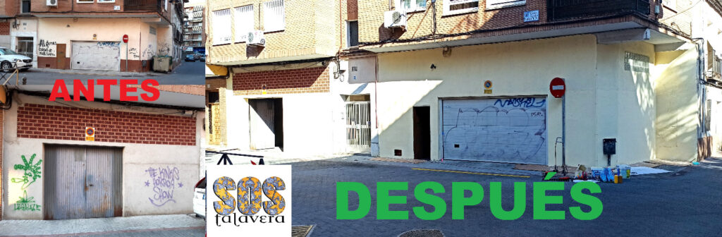 SOS-TALAVERA-COMARCA-BARRIOS-CAMPAÑA-LIMPIEZA-FACHADAS-GRAFITIS-PINTADO-PINTURA